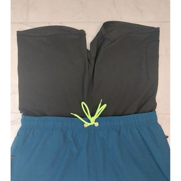 SILKWORLD Men's Swim Trunks Quick Dry Shorts Zip Pockets Sz XXL - Picture 4 of 12